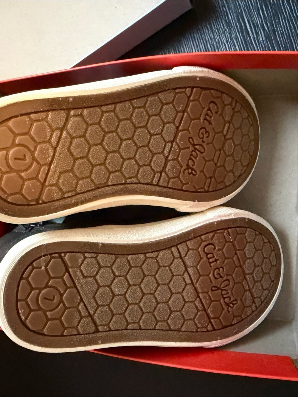 Cat & Jack Gray High-Top Kids Sneakers - Picture 3 of 4